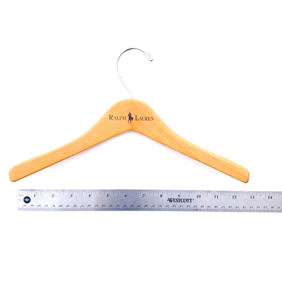 RL Ralph Lauren Child hanger wood 12 3/4 " - Picture 4 of 4